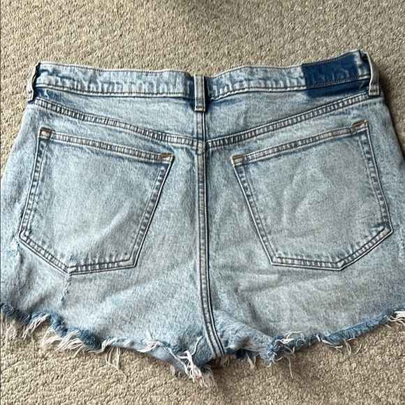 Denim Distressed Women Shorts - Picture 6 of 8